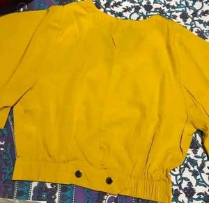 Mustard yellow top