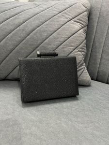 Sparkling Black Clutch Bag
