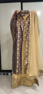 Price Drop😍Indowestern Gown 2 PCs With Chudidar & Dupatta
