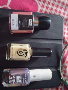 3 Nail Polish Bottles - Assorted Colors