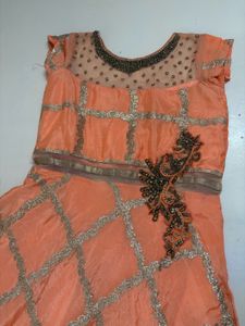 Elegant Peach Gown