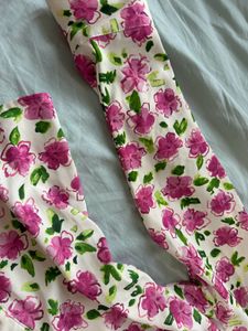 Zara Chic Floral Print Button-Up Shirt