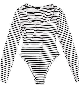Striped Long Sleeve Bodysuit