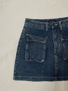 Mini Skirts with Front Pockets