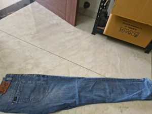 Blue Wash Denim Jeans mens