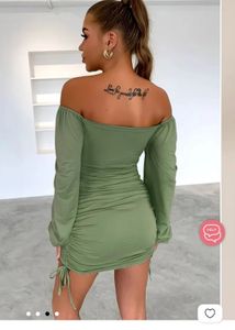 Chic Ruched Mini Dress