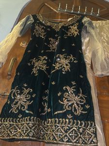Velvet Kurta Set
