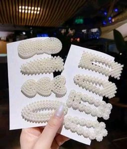 Pearl Hair Clips Set 8pcs