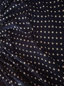 Chic Navy Polka Dot Halter Dress