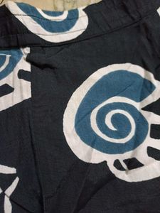 Abstract Doodle Print Skirt &amp; Crop Top Co-ord Set