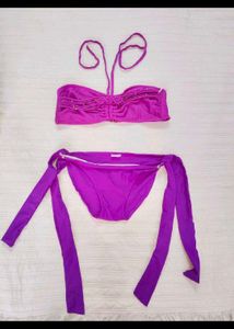Vibrant Purple Bikini Set