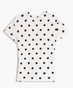 Bershka Polka Dot Fitted Top