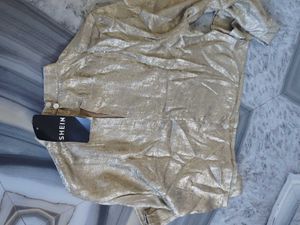 Sparkly Gold Two-Piece Set