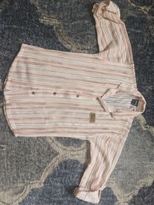 Chic Striped Long Sleeve Top