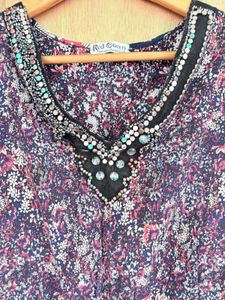 Boho Print Sleeveless Mini Dress