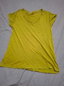 Lime Green Casual T-Shirt