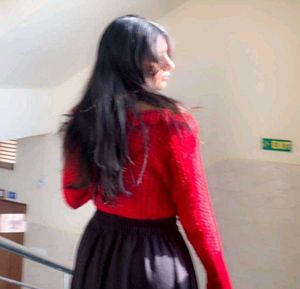 Chic Off-Shoulder Red Knit Top