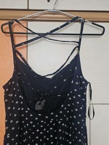 Navy Maxi Slip Dress
