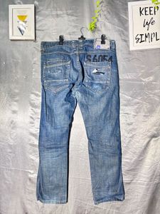 Men's Blue Wash Jeans