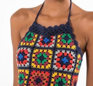 Boho Crochet Halter Top