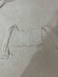 White Crop Top