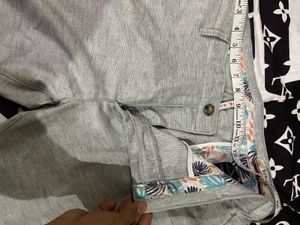 Gray Casual Pants