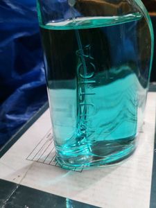 Stylish Blue Perfume Bottle