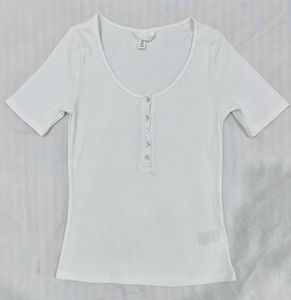 H&M Henley Fitted Top (new and unused)