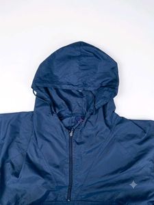 Navy Blue Anorak Jacket waterproof
