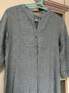 Striped Blue Tunic Top kurta