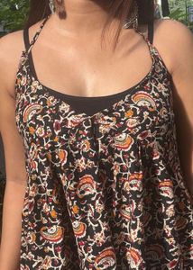 Floral Peplum Top