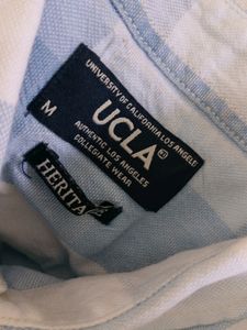 Blue And White Checks Shirts (Men's)