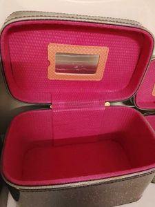 Set of 3 Glitter Makeup Boxes