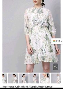 Floral Print Ruffle Dress