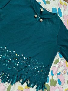 beautiful green cut out top for women’s 😍