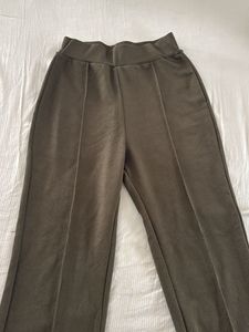 Olive Green Flare Leggings