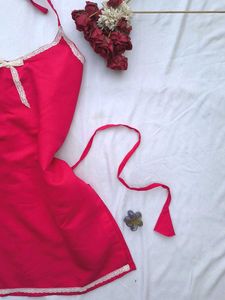 Halter coquette fitted kurti🫶🏻
