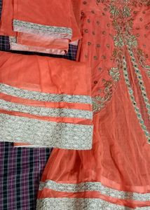 Sale‼️Indo Western Lhnga Choli &amp; Dupatta
