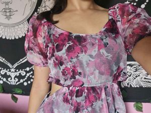 Flowy Floral Mini Dress