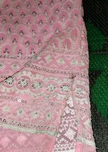 Pink Embroidered Tunic Top