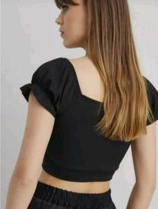 Black Crop Top
