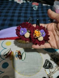 Cute Floral Hair Clips