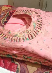 Pink Plazo Dress