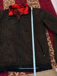 Red Camo Fleece Lined Jacket