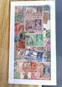 50 Vintage Stamps with Rare British India