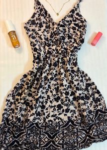 Floral Print Mini Dress