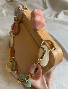 (SALE‼️) KAZO Wooden Framed Clutch Bag