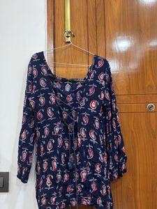 corset back short kurti