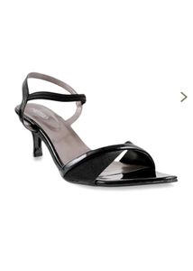 Metro Women's Black Sling Back Sandals