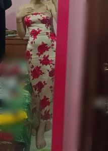 NEWME KYLIE JENNER Floral Print Slip
